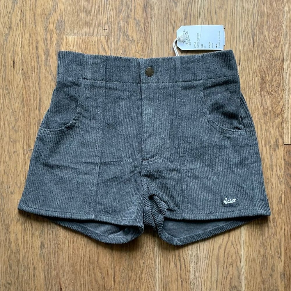 Hammies Gray Corduroy Shorts - size 26